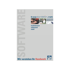 KWP Broschüre - Vorschau